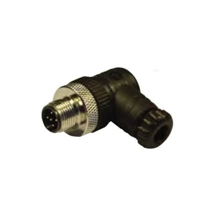 Automation Systems Interconnect Field Wire Able M12 Connector B-Coded Profibus Male 5 Pole B-12MB5000